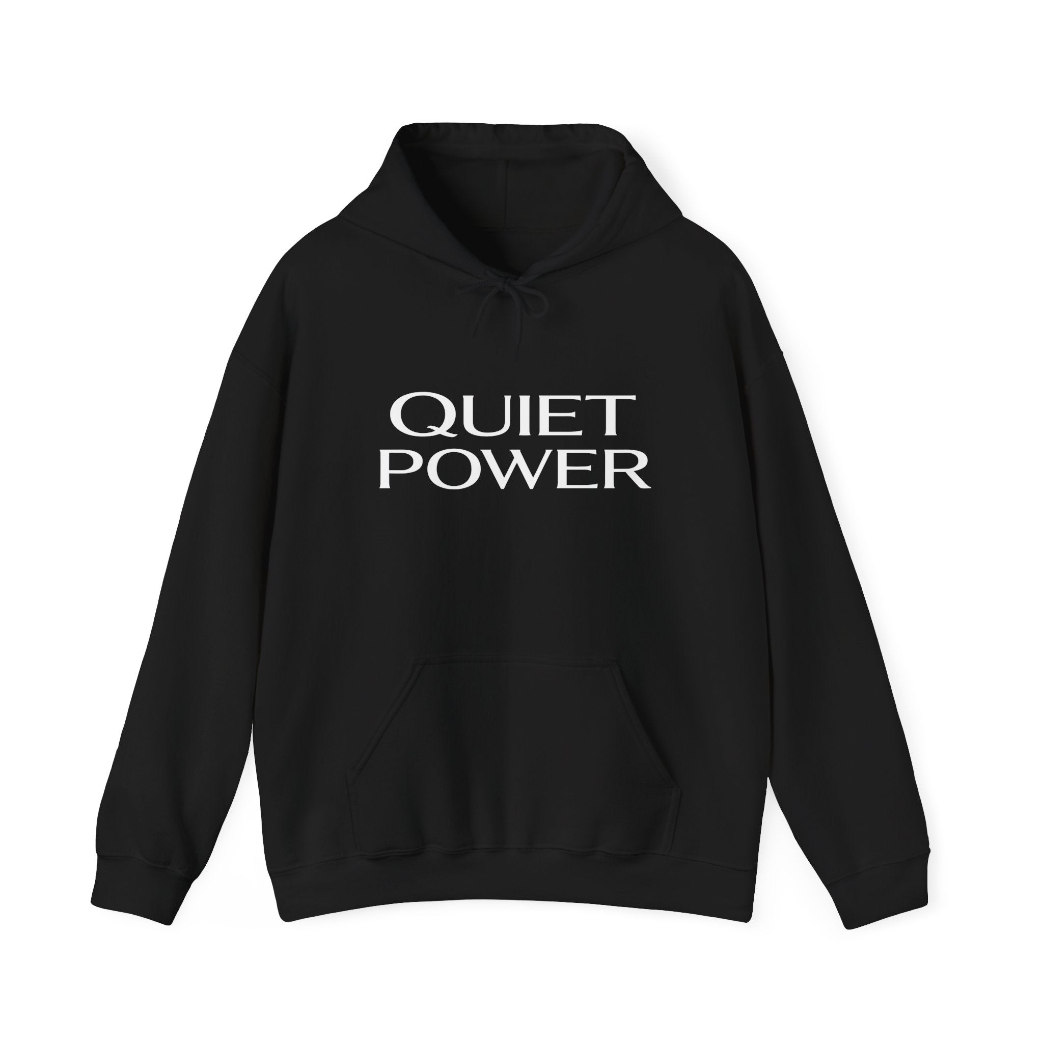 Quiet Power Hoodie — Minimalist Empowerment Pullover