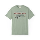 Homeland Security Rifle Graphic T-Shirt — Patriotic Defender Tee