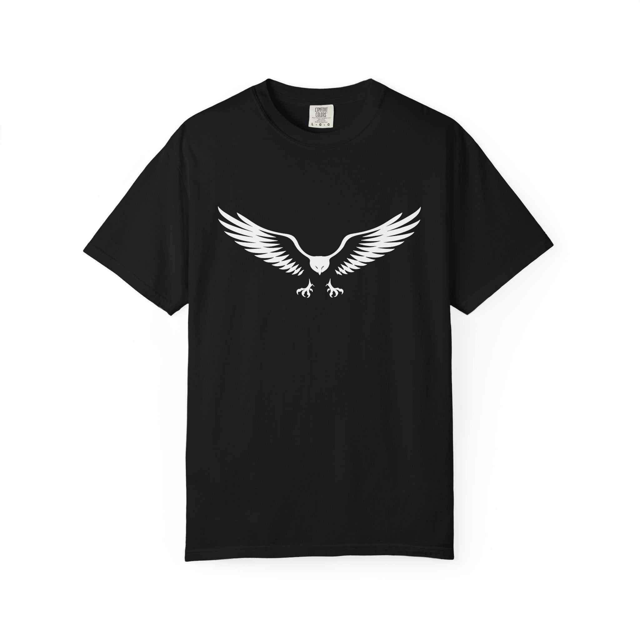 Eagle Wings Graphic T-Shirt — Bold White Soaring Eagle Tee