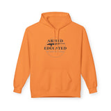 Armed & Educated Hoodie — Pro-Gun Second Amendment Graphic Hoodie