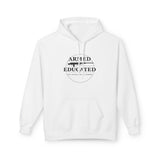 Armed & Educated Hoodie — Pro-Gun Second Amendment Graphic Hoodie