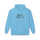 Armed & Educated Hoodie — Pro-Gun Second Amendment Graphic Hoodie