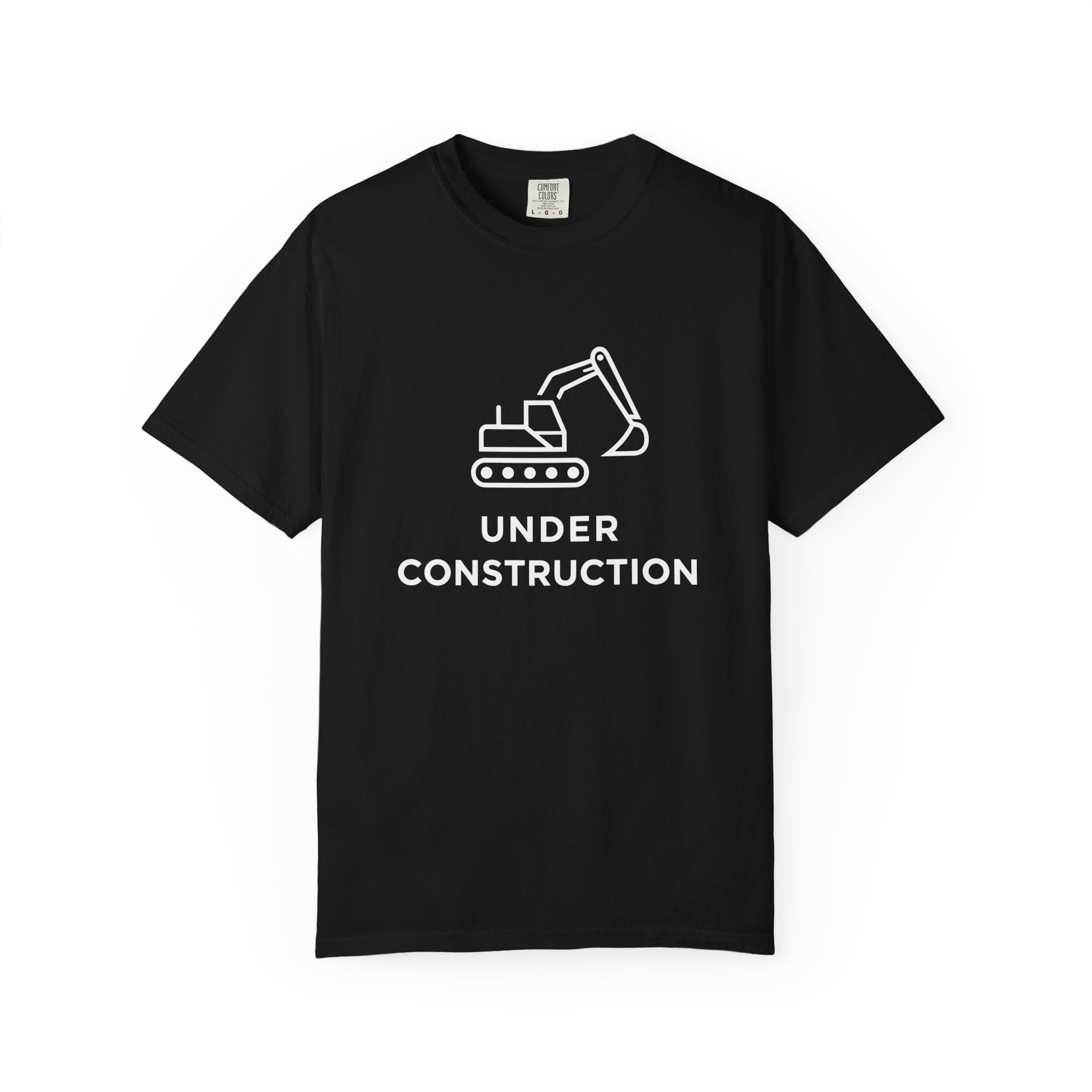 Under Construction T-Shirt — Excavator Graphic Tee