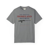 Homeland Security Rifle Graphic T-Shirt — Patriotic Defender Tee
