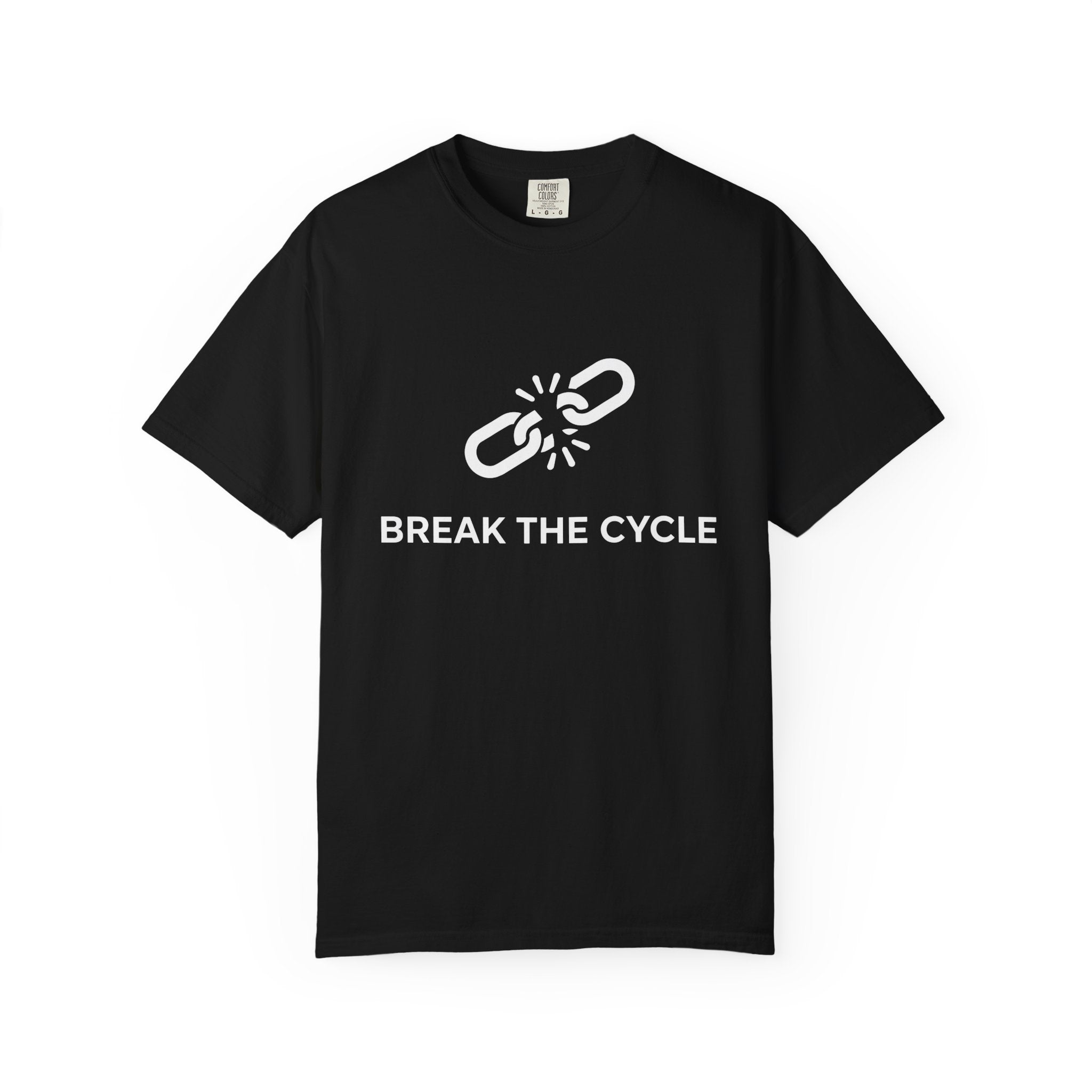 Break the Cycle T-Shirt — Broken Chain Mental Health Awareness Tee
