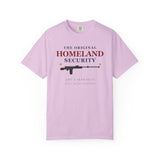 Homeland Security Rifle Graphic T-Shirt — Patriotic Defender Tee