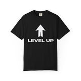 Level Up T-Shirt — Motivational Arrow Graphic Tee