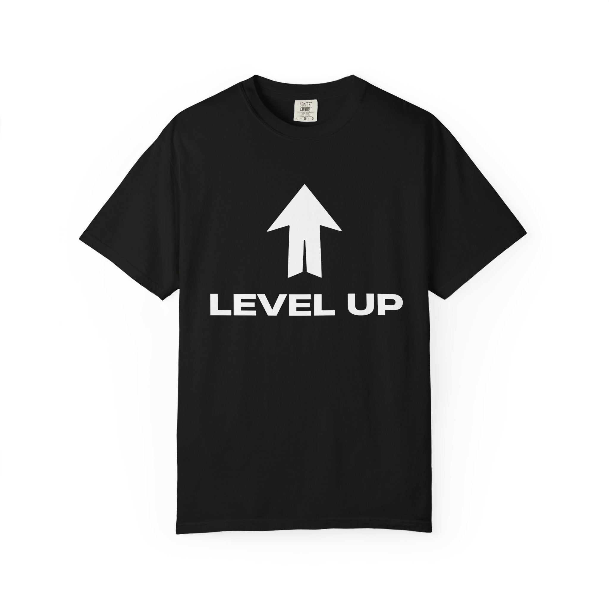 Level Up T-Shirt — Motivational Arrow Graphic Tee