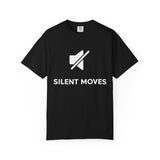Silent Moves T‑Shirt — Muted Speaker Graphic Tee