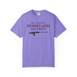 Homeland Security Rifle Graphic T-Shirt — Patriotic Defender Tee